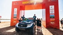 Team Woolridge and Dreyer at the 2024 Daka Rally