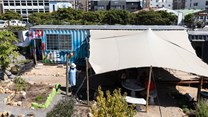 LaundReCycle, a unique, self-sufficient laundry has been successfully running at the Streetscapes Urban Farm in Cape Town. Photos: Ashraf Hendricks / GroundUp