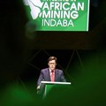 Anglo American CEO Duncan Wanblad speaks during the Investing in African Mining Indaba 2023 conference in Cape Town. Source: Reuters/Shelley Christians