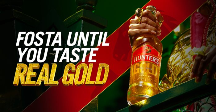 The OG premium cider &#x2018;Hunter&#x2019;s Gold&#x2019; invites you to #FostaTilYouTasteRealGold