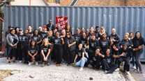 Image supplied. The Superbalist team turned out in numbers to ensure that the Green Point homeless community were well supported at the Street Store held on 10 February 2024