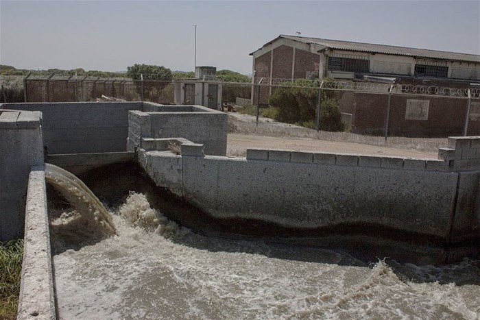 This is the Cape Flats wastewater treatment works.