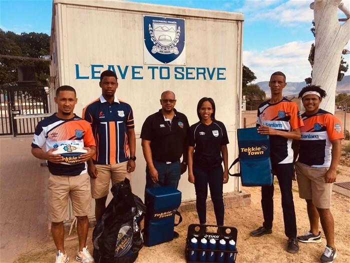 Tekkie Town donates 30 kits to Boland's Top 12 Rugby teams