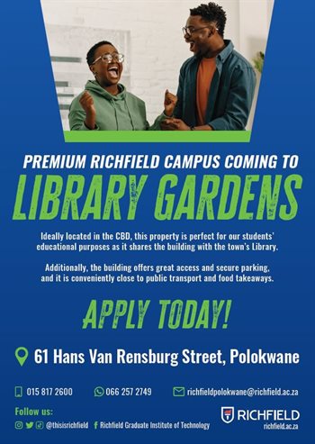 Richfield announces new premium Polokwane campus