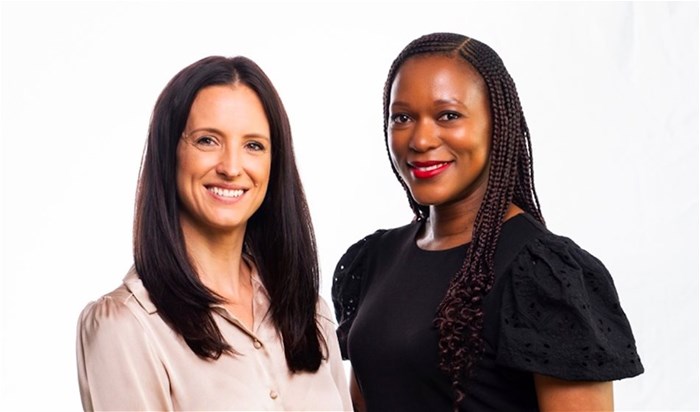 Ruchelle Mouton, head of group marketing and services, and Mali Motsumi-Garrido, sales director at Tractor Media Holdings