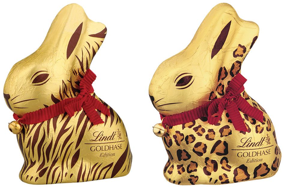 Gold Bunny Safari Edition is available in 100g and 200g.