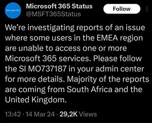 Mzansi in the dark: Microsoft acknowledges EMEA outage, but reports suggest wider issues [updated]