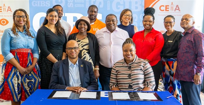 Gibs and CETA sign an MoU to boost skills in the construction and built-environment sector