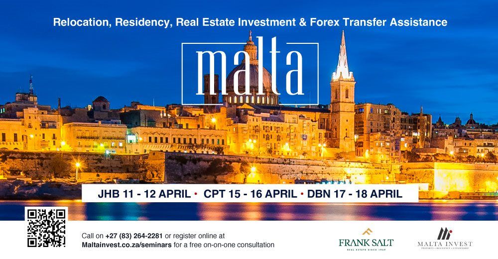 Malta emerges as a premier investment and relocation destination for South Africans