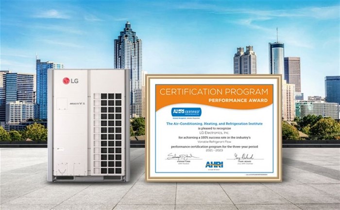 LG receives AHRI Performance Award for 7th consecutive year