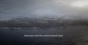 Image supplied. Chilly Marion Island is the rugged setting for KFC’s integrated Beyond the Sea campaign