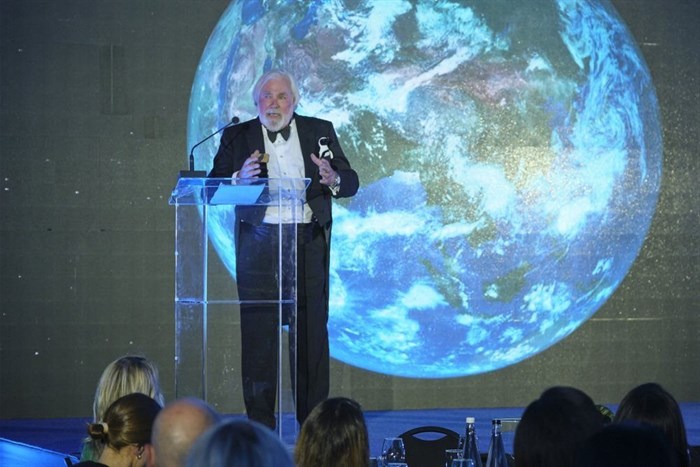 David Parry-Davies, founder of the Eco-Logic Awards at the 2023 ceremony