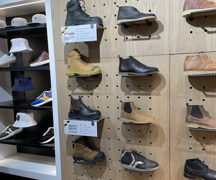 Curve Gear began with the safety boots, and then expanded into other shoe categories and clothing.