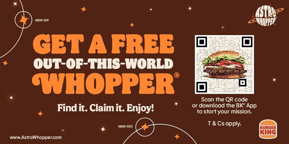 Burger King discovers a Whopper 6,500 light years away