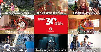 Image supplied. Vodacom’s new ad celebrates 30 years of the company and a&quot; wonderful world&quot; for South Africa