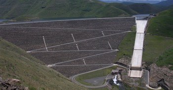 Image: Mohale Dam, part of the Lesotho Highlands Water Project - David Love, Public domain, via Wikimedia Commons