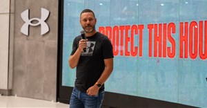 Image supplied. Brent Collinicos, general manager, Apollo Brands at the opening of Under Armour's first icon store in Sandton City, Sandton, Gauteng