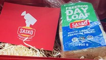 Image supplied. Sasko celebrated Freedom Day with its limited-edition half brown/half white loaf