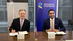 Source: BII. Chief executive officer of BII, Nick O’Donohoe, and Saif Malik, head of banking and coverage, UK, Standard Chartered.