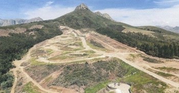 Further work on the Botsmaskop Fynbos Estate has been halted by the Western Cape High Court. Photo from an appendix in court papers.
