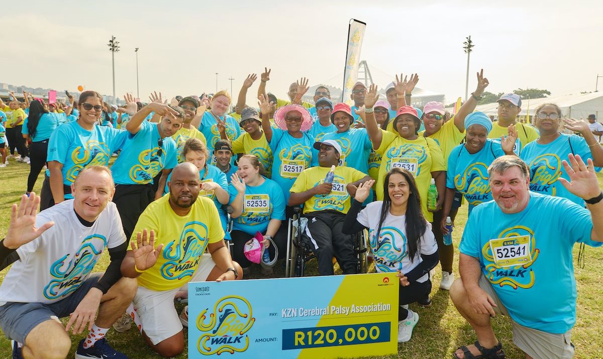 This year’s CSI recipient, The KwaZulu-Natal Cerebral Palsy Association received a generous donation f R120,000. Image credit: Julian Carelsen
