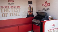 On Heritage Day, 24 September, Castle Lager and Big Save will host the World’s Biggest Braai. The campaign for the event launched recently at a humble bus stop in Soweto with a billboard with a built-in braai, the “Grillboard” (Image supplied)