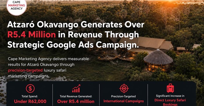 Atzaró Okavango generates over R5.4m in revenue through strategic Google Ads campaign