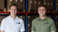 Declan Cherry and Daniel Cherry of Traderbag, the Durban company that has launched sustainable paper carrier bags to the retail market. Image Supplied