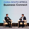 Source: Supplied. Salem Alshamsi, executive vice president of international relations at Dubai Chambers during the fireside chat at Dubai-South Africa Business Connect.