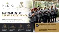 Auria Senior Living partners with Sam Hospitality to elevate service excellence across South Africa