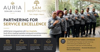 Auria Senior Living partners with Sam Hospitality to elevate service excellence across South Africa