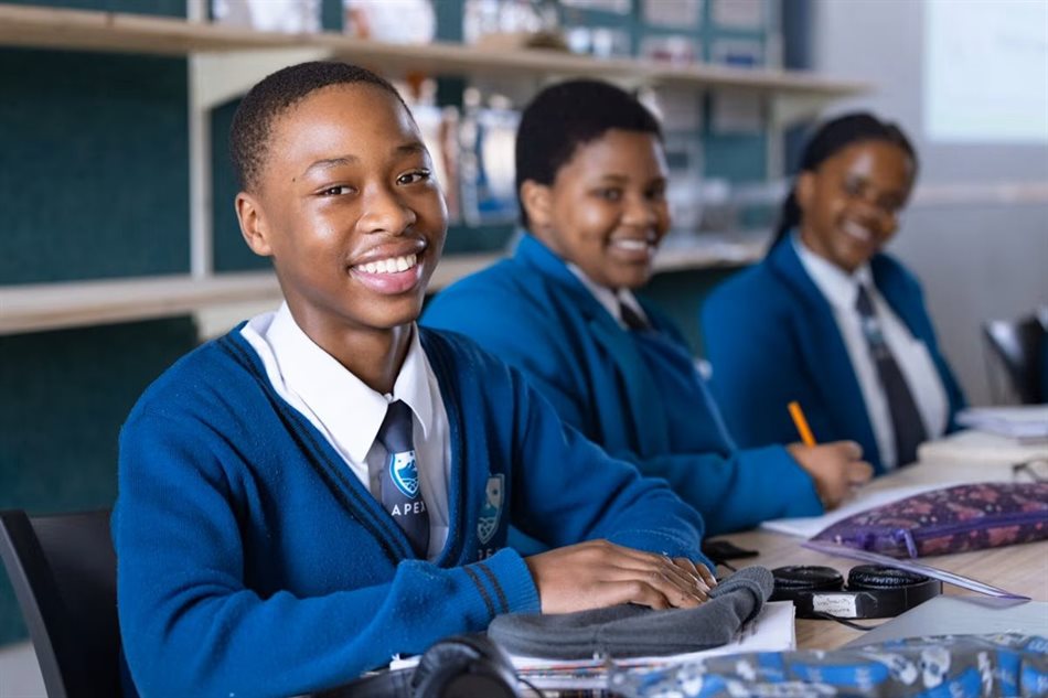 Caption: Apex Pinelands, a new school invested in by Edu Invest, powered by Wesgro, opened in January 2026.