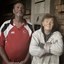 Source: GroundUp/Kimberly Mutandiro. Johan Swanepoel and his partner, Wilma De Villiers, outside their home at Sondela Village.