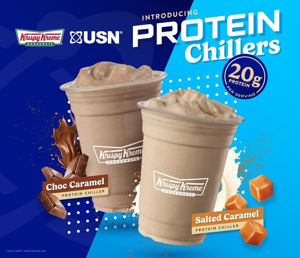 Krispy Kreme x USN just got whey better!