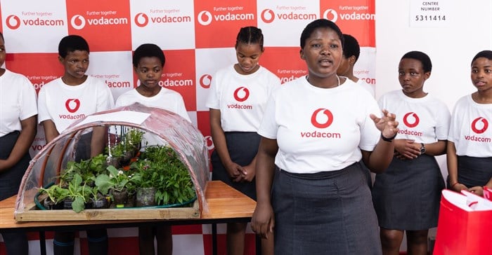 The 2026 Vodacom Eco-Warriors, St John Paul II Secondary School in Elandskop, KZN. Image supplied.