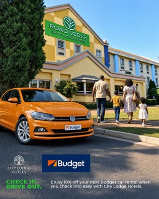 Check in. Drive out. City Lodge Hotels partners with Avis and Budget to transform travel