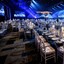 Large-scale gala dinner design: Glass tables – one of the most powerful event styling choices