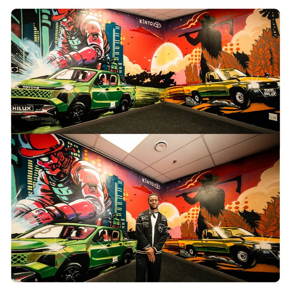 Kinto South Africa announces winner of 'Legacy Meets Future' graffiti competition