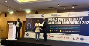 Prof Ushotanefe Useh receives continental honour for lifelong contribution to physiotherapy in Africa