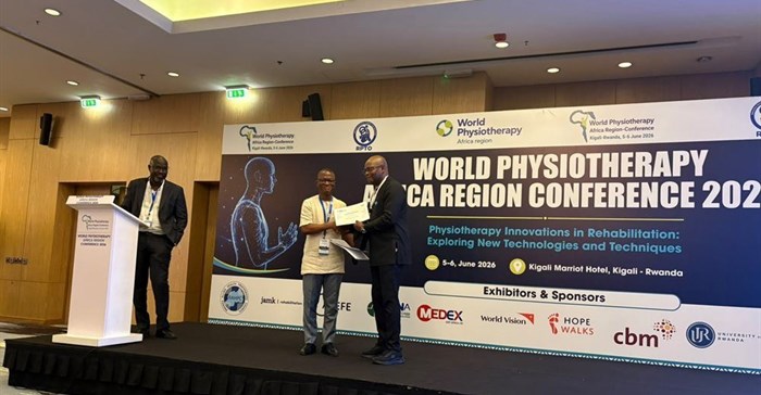 Prof. Ushotanefe Useh receives continental honour for lifelong contribution to physiotherapy in Africa