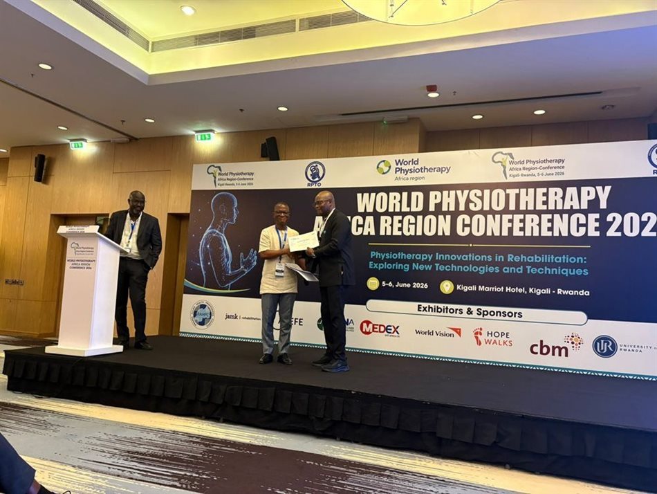 Prof. Ushotanefe Useh receives continental honour for lifelong contribution to physiotherapy in Africa