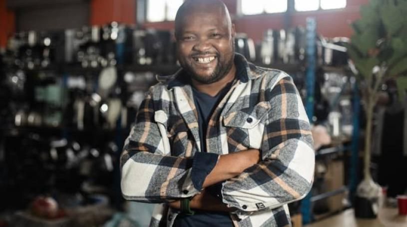 The entrepreneur who used broken goods to repair his future. Meet Nkumbulo Magqabi