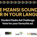 Vote now: Student radio ads celebrating SA's languages hit SABC airwaves (Image supplied)