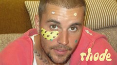 To coincide with his Coachella performance, Hailey Bieber joined forces with her husband Justin Bieber on a beauty collab — peptide eye prep, spotwear (or pimple patches) and a peptide lip treatment. Image credit: Rhode/Instagram