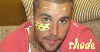 To coincide with his Coachella performance, Hailey Bieber joined forces with her husband Justin Bieber on a beauty collab — peptide eye prep, spotwear (or pimple patches) and a peptide lip treatment. Image credit: Rhode/Instagram