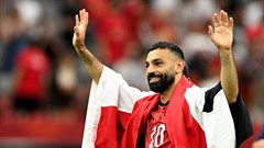 Egypt's Mohamed Salah celebrates after the World Cup Group G match between New Zealand and Egypt. Image credit: Reuters/Anne-Marie Sorvin