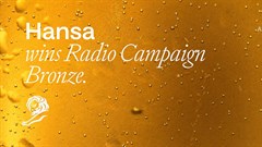 Hansa Pilsener and Joe Public go bronze in the Cannes sun