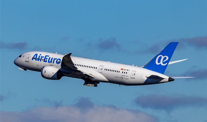 Source: Supplied via Air Europa