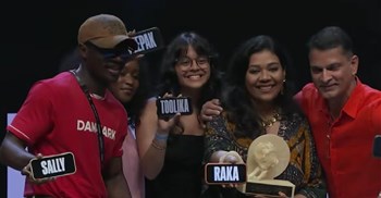 The Partnership Agency celebrate on stage at Cannes Lions 2026. Source: LinkedIn.