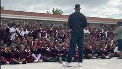 Springbok captain Siya Kolisi founded the Kolisi Foundation to help remove barriers that prevent young people from reaching their full potential. Image supplied.
